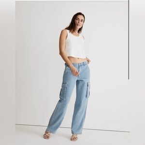 Madewell Women’s Low Slung Cargo Jeans